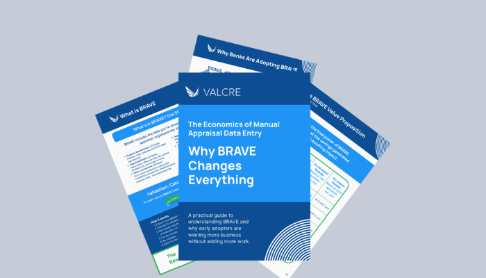 The Economics of Manual Appraisal Data Entry. Why BRAVE Changes Everything.