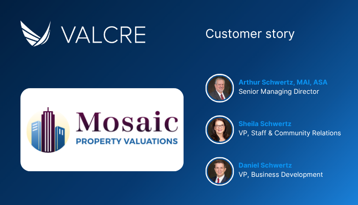 Mosaic Property Valuations relaunches as an independent practice, powered by Valcre