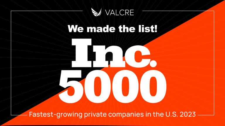 Valcre made the 2023 #Inc5000 list